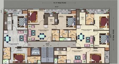 Project Image of 430.0 - 780.0 Sq.ft 1 BHK Apartment for buy in Sun Real Estate Homes