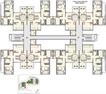 Project Image of 562.31 - 960.79 Sq.ft 2 BHK Apartment for buy in Sanklecha Waterways A1 A2 B1 B2 C1 C2 D1 D2