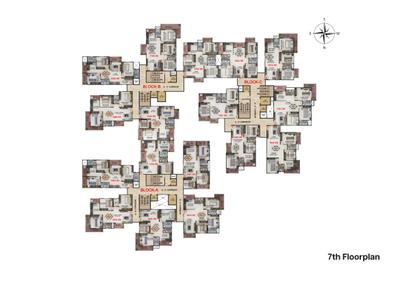 Project Image of 968.75 - 1797.0 Sq.ft 3 BHK Apartment for buy in Pioneer KRS Park Royal Wing 2