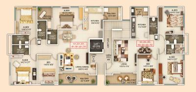 Project Image of 773.82 - 1613.0 Sq.ft 3 BHK Apartment for buy in Aishwaryam Stonehenge