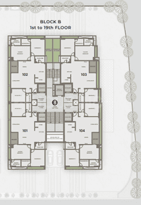 Project Image of 0.0 - 2835.0 Sq.ft 3 BHK Apartment for buy in Auxeria