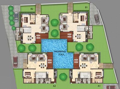 Project Image of 2540.0 - 2650.0 Sq.ft 3 BHK Villa for buy in Glimpse Villas