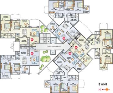 Project Image of 981.0 - 1270.0 Sq.ft 2 BHK Apartment for buy in Kunal Crimson