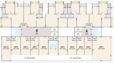 Project Image of 590.83 - 647.66 Sq.ft 2 BHK Apartment for buy in Happy Leela Icon