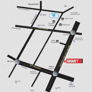 Project Image of 375.0 - 980.0 Sq.ft 1 BHK Apartment for buy in Smart Spaces One