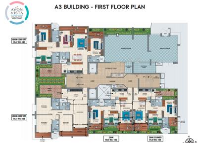 Project Image of 546.7 - 1177.0 Sq.ft 2 BHK Apartment for buy in Avon Vista