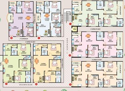 Project Image of 1050.0 - 2010.0 Sq.ft 2 BHK Apartment for buy in Sunrise Sri Nainas Sunrise
