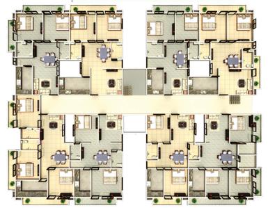 Project Image of 986.0 - 1407.0 Sq.ft 2 BHK Apartment for buy in SJRS Infracity