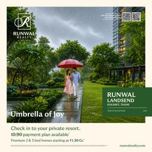 Project Image of 354.0 - 676.0 Sq.ft 1 BHK Apartment for buy in Runwal LandsEnd