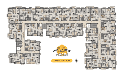 Project Image of 681.0 - 1691.0 Sq.ft 1 BHK Apartment for buy in GMB Honey Dew