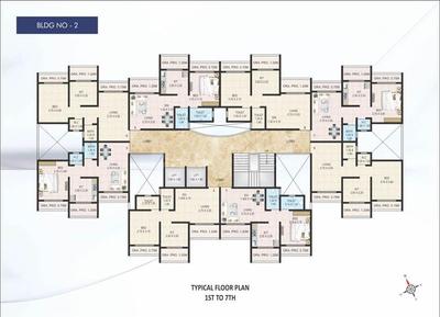 Project Image of 399.0 - 626.0 Sq.ft 1 BHK Apartment for buy in Patel Jainam Residency