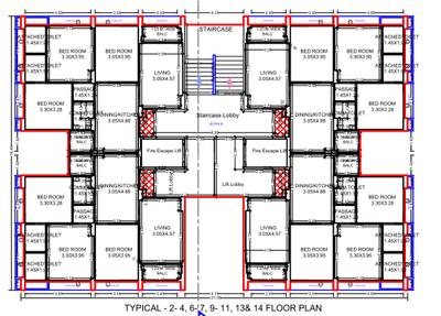 Project Image of 1360.0 - 1535.0 Sq.ft 2 BHK Apartment for buy in Pramukh Blue Stone