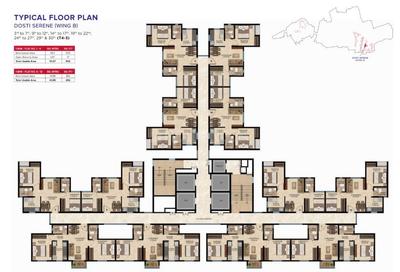 Project Image of 319.0 - 385.0 Sq.ft 1 BHK Apartment for buy in Dosti Greater Thane