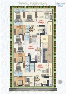 Project Image of 1440.0 - 1550.0 Sq.ft 3 BHK Apartment for buy in Laavanya Durgadevi Elite