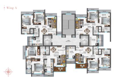 Project Image of 306.02 - 685.02 Sq.ft 2 BHK Apartment for buy in Shreeji Eternity Wing A Wing B Wing C