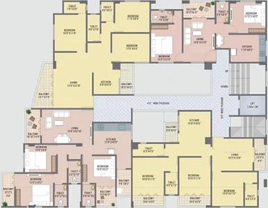 Project Image of 648.96 - 997.92 Sq.ft 2 BHK Apartment for buy in Ace Janki Crystal