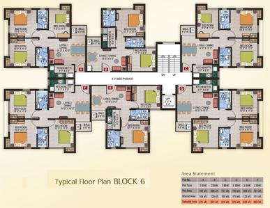 Project Image of 984.0 - 986.0 Sq.ft 3 BHK Apartment for buy in Magnolia Fantasia Phase I