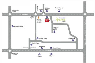 Project Image of 517.53 - 754.55 Sq.ft 2 BHK Apartment for buy in Supreme Avenue Towers