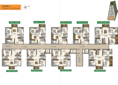 Project Image of 1112.0 - 1825.0 Sq.ft 2 BHK Apartment for buy in Arkala Life