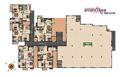 Project Image of 973.0 - 1324.0 Sq.ft 2 BHK Apartment for buy in Avantikaa