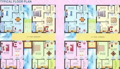 Project Image of 0.0 - 620.0 Sq.ft 1 BHK Apartment for buy in Gayatri Nagabala And Divyasri Residency