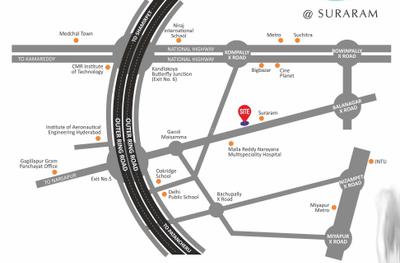 Project Image of 975.0 - 1024.94 Sq.ft 2 BHK Apartment for buy in Tulasi Lake Front Block 19