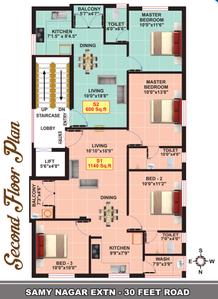 Project Image of 600.0 - 1140.0 Sq.ft 1 BHK Apartment for buy in Eeshani New Bloom