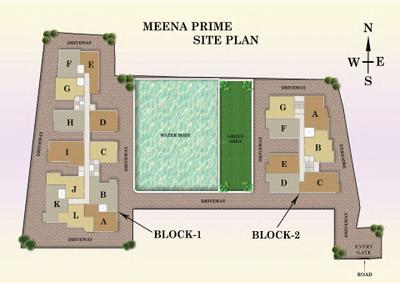 Project Image of 849.0 - 1241.0 Sq.ft 2 BHK Apartment for buy in GM Meena Prime