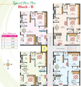 Project Image of 1170.0 - 1995.0 Sq.ft 2 BHK Apartment for buy in Akruthi Srinivasam