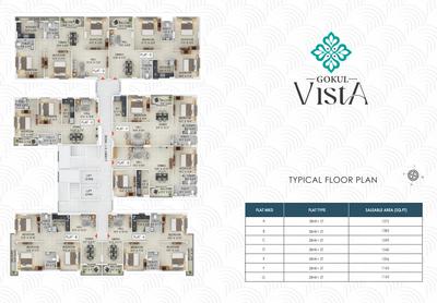 Project Image of 1099.0 - 1540.0 Sq.ft 2 BHK Apartment for buy in Gokul Vista