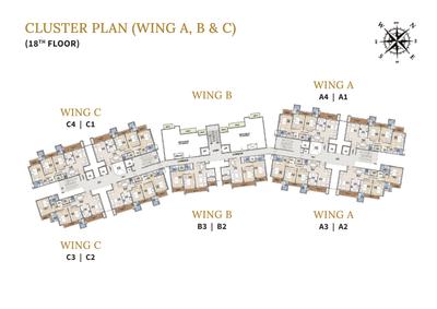 Project Image of 766.94 - 1226.99 Sq.ft 2 BHK Apartment for buy in Shalimar Garden Bay Crown