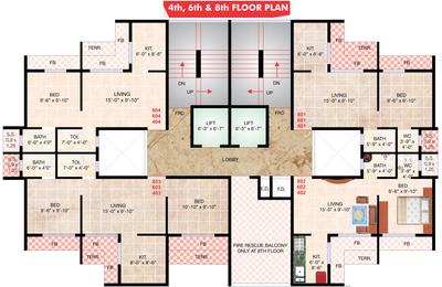 Project Image of 151.0 - 443.0 Sq.ft 1 BHK Apartment for buy in Shree Raj Uma Imperial