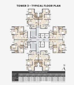 Project Image of 530.99 - 593.85 Sq.ft 2 BHK Apartment for buy in Mahindra Centralis Tower 3