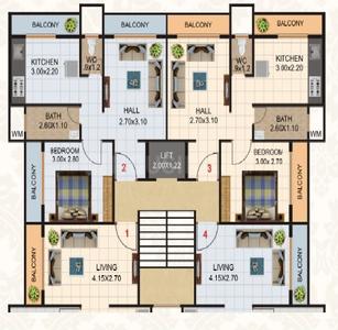 Shaurya Heights Heights Cluster Plan 1