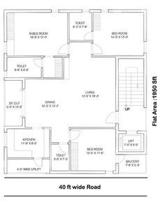 Project Image of 0.0 - 1950.0 Sq.ft 3 BHK Apartment for buy in Pradeep Boutique Srinilaya II