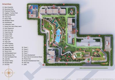 Project Image of 3009.21 - 4000.0 Sq.ft 4 BHK Apartment for buy in Birla Arika