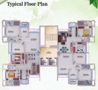 Project Image of 0.0 - 740.0 Sq.ft 2 BHK Apartment for buy in Livin Green