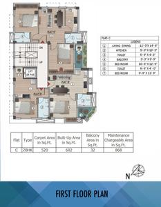Project Image of 868.0 - 1740.0 Sq.ft 2 BHK Apartment for buy in Verdant Pushpak