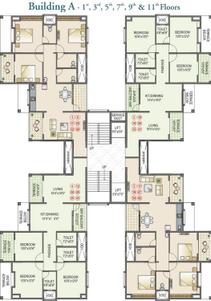 Project Image of 324.0 - 1642.0 Sq.ft 1 BHK Apartment for buy in Ranjeet Platinum Park Phase I