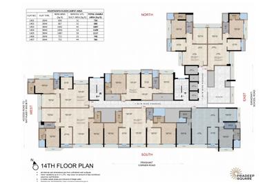 Project Image of 639.0 - 1087.0 Sq.ft 2 BHK Apartment for buy in Squarefeet Pradeep Square