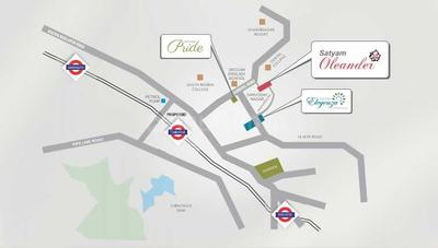 Project Image of 272.0 - 429.0 Sq.ft 1 BHK Apartment for buy in Satyam Oleander Wing A B F G H And J
