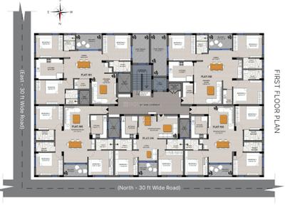 Project Image of 1071.0 - 1892.0 Sq.ft 2 BHK Apartment for buy in Adiilakshmi Crystal