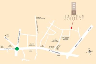 Project Image of 600.0 - 875.64 Sq.ft 2 BHK Apartment for buy in Shubham Solitude