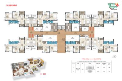Project Image of 760.0 - 772.0 Sq.ft 2 BHK Apartment for buy in Bandal Sudatta Sankul B Building
