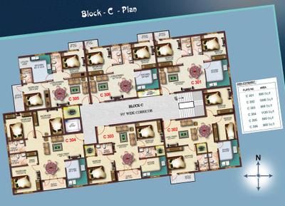 Project Image of 800.0 - 1000.0 Sq.ft 2 BHK Apartment for buy in Shri Janani Jananis Blossom