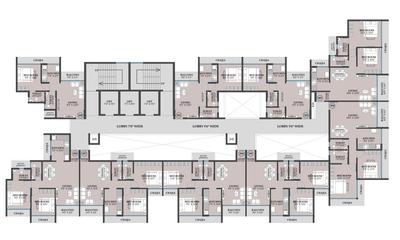 Navdeep Dhara Residency Dhara Residency Cluster Plan from 2nd to 7th Floor 1