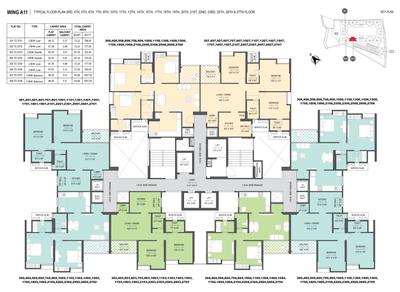 Project Image of 723.0 - 1021.0 Sq.ft 2 BHK Apartment for buy in Gini Vivante Phase 02
