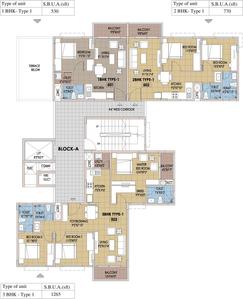 Project Image of 345.0 - 1416.0 Sq.ft 1 BHK Apartment for buy in Sipani Bliss II Tower A To Tower E