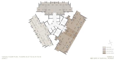 Project Image of 390.95 - 1855.91 Sq.ft Studio Studio Apartment for buy in Oberoi Sky City Tower G