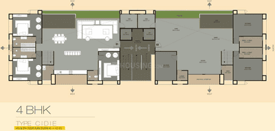 Project Image of 2125.0 - 2580.0 Sq.ft 4 BHK Apartment for buy in Oriana Residency